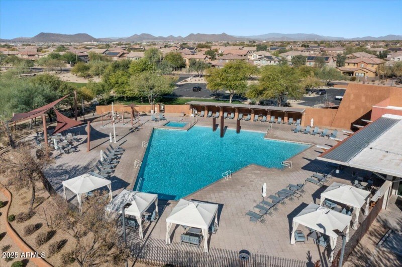 43-Aerial Community pool