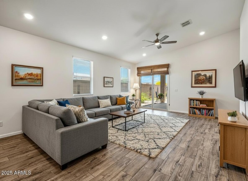 Main living virtually staged