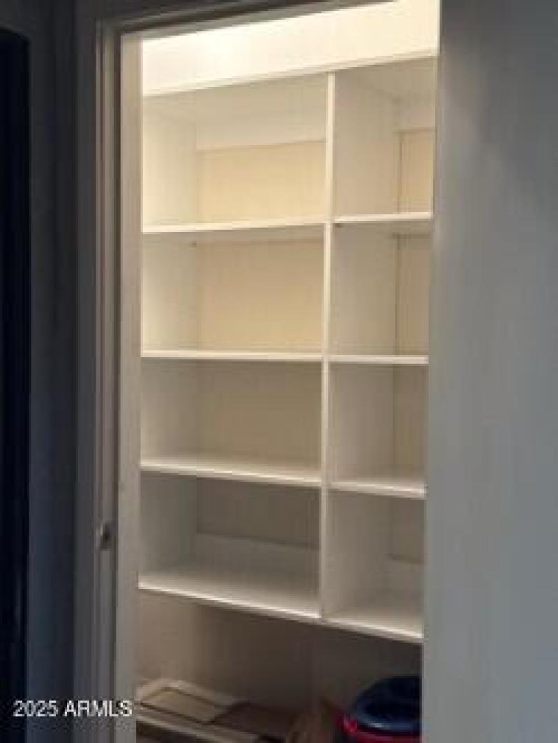 Custom Shelving in Storage Room