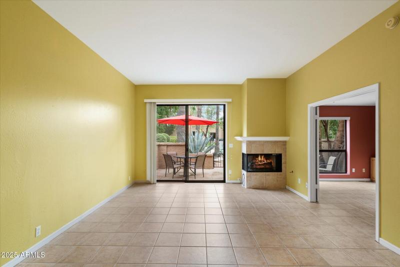 Great room toward patio