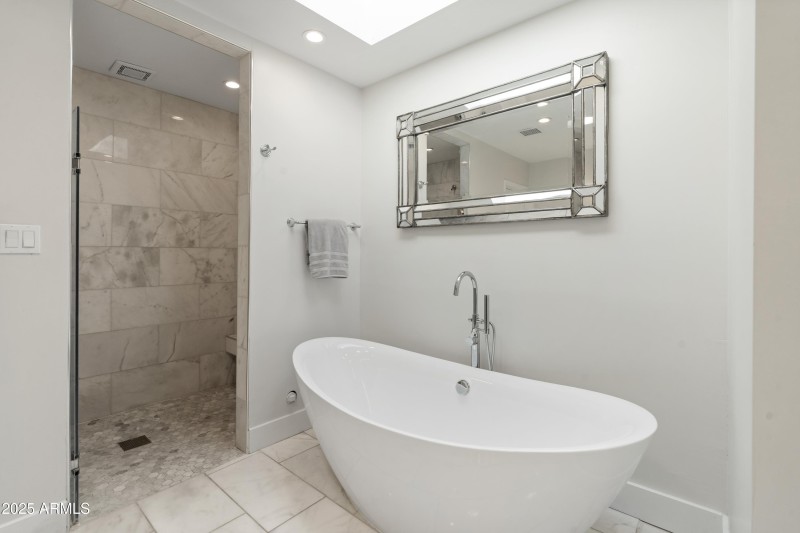 Primary Bathroom Free Standing Tub