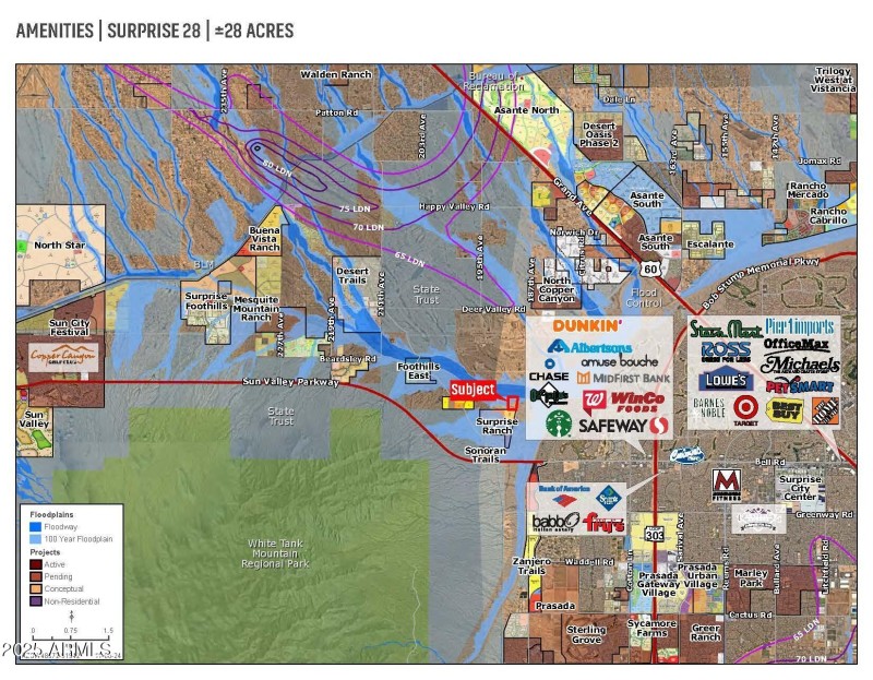 AZSW48572 Amenities Map