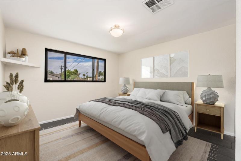 Primary bedroom- staged