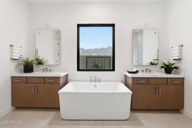 Primary Bathroom W Dual Vanities