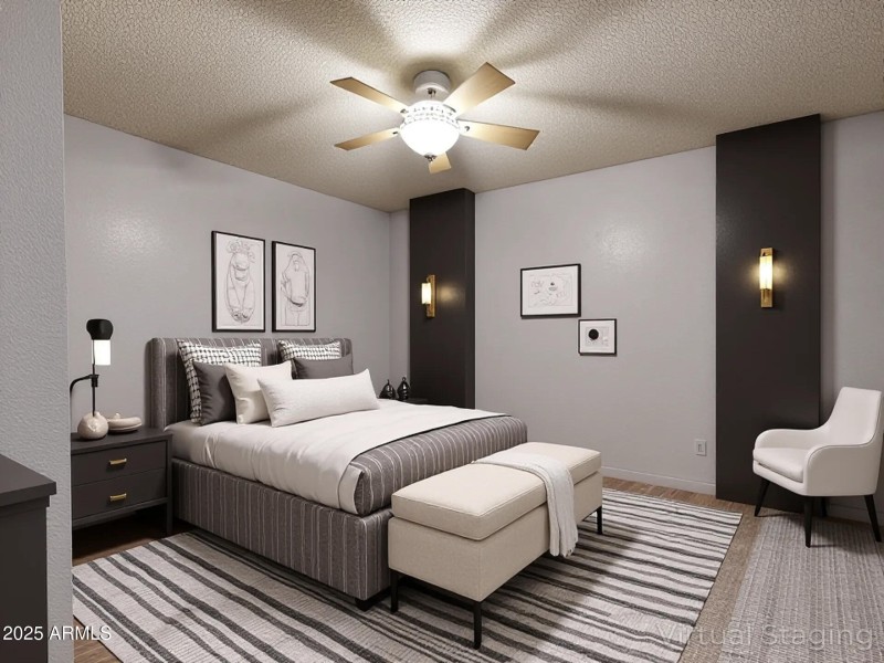 Secondary Bedroom Virtual Staging