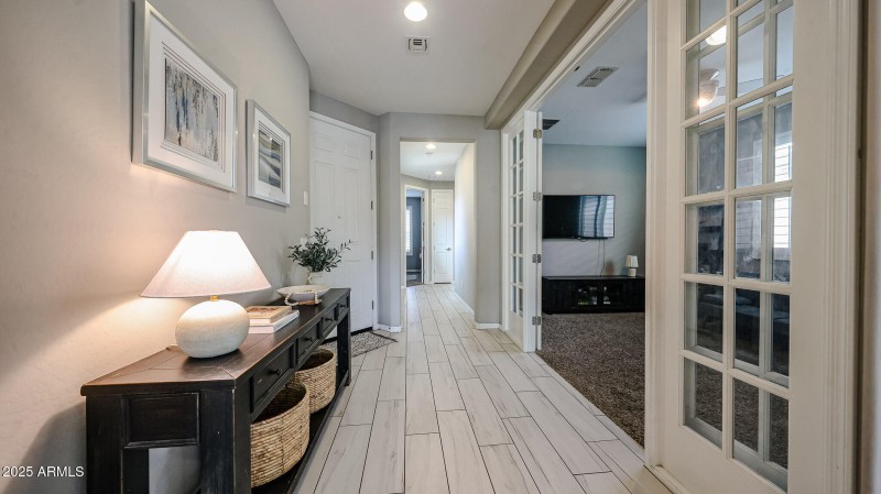 Spacious Den near entrance