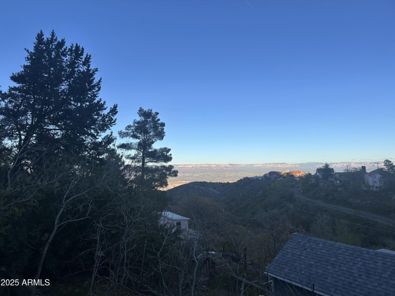 View from back terrace