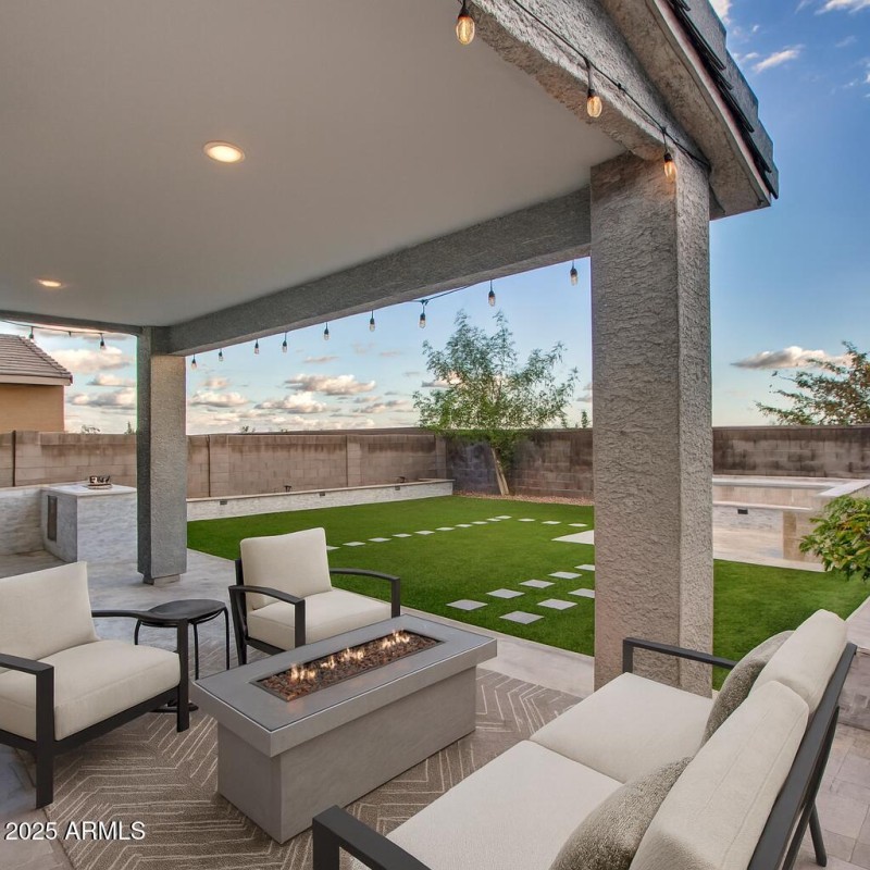 Patio-virtually staged