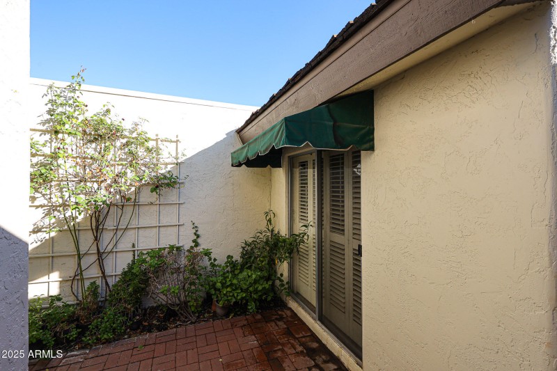 Courtyard Access from Bdrm 3