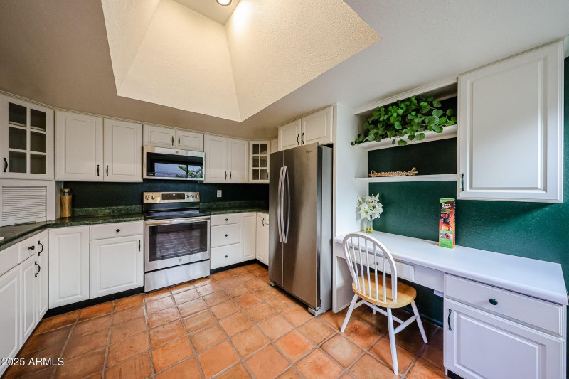 PC station in Kitchen