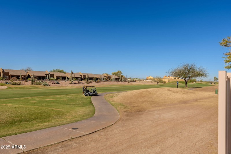 Home on the 10th fairway