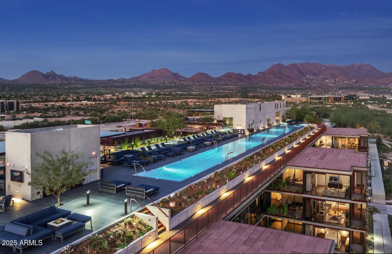 40 Sky Deck Pool with McDowell Mountains
