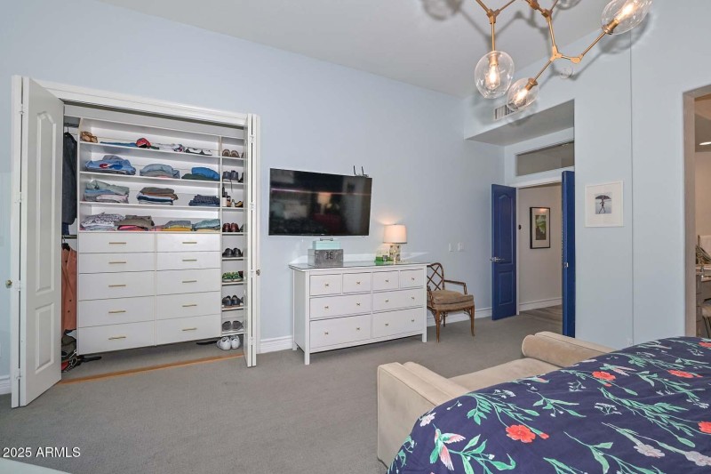 Notice the extra closet