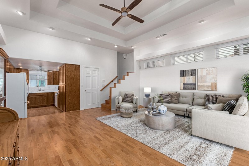 Great room - Virtually Staged