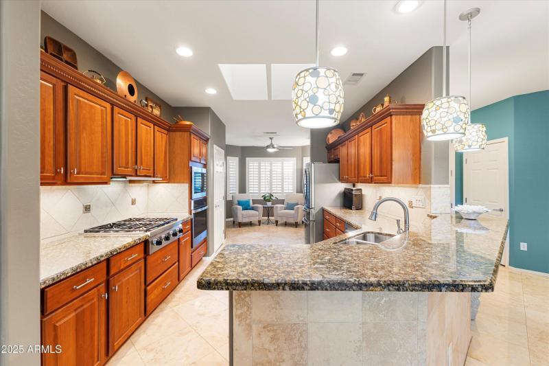 Breakfast Counter toward kitchen