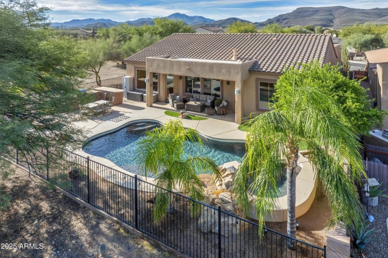 Backyard Overhead looking West