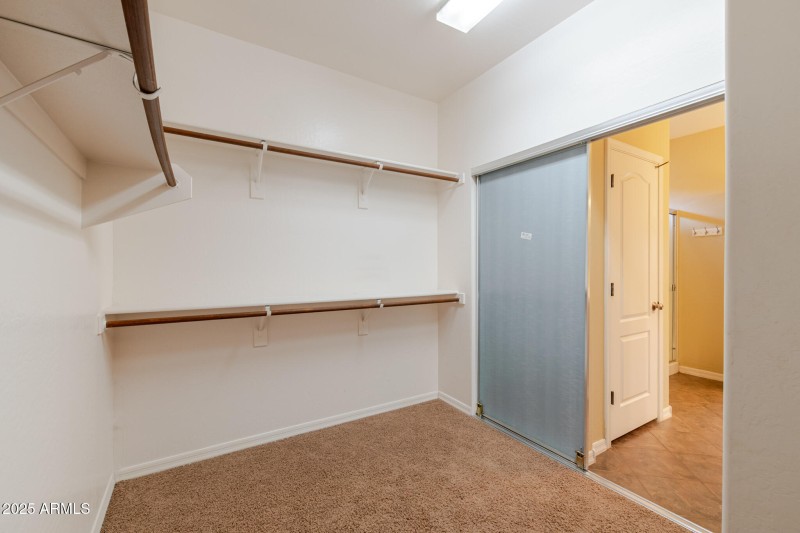 primary walk in closet