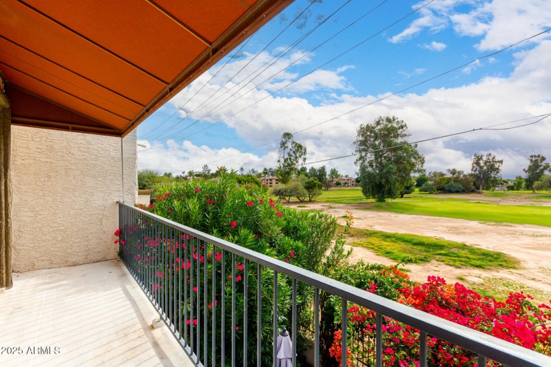 Back Balcony Overlooking Golf Course