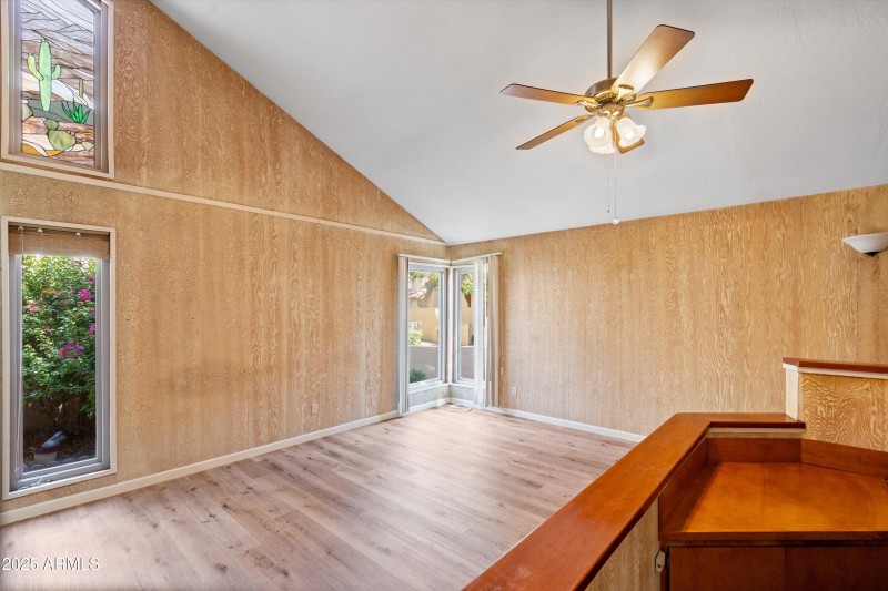 Lots of natural light