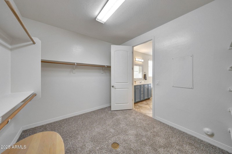 Organized Closet Storage