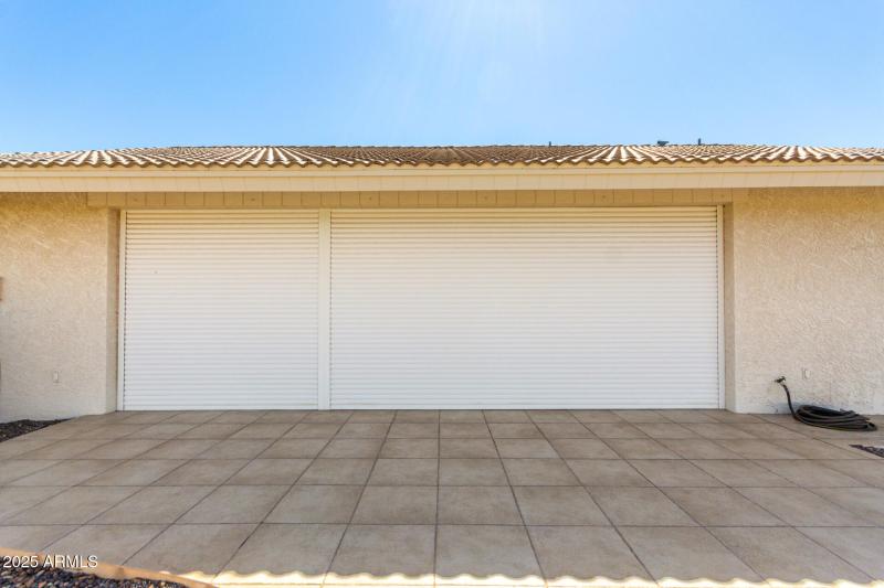 Electric Security Screen for back patio