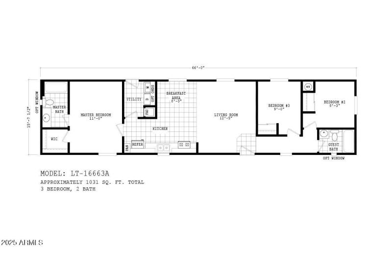 LS16663A Floor Plan
