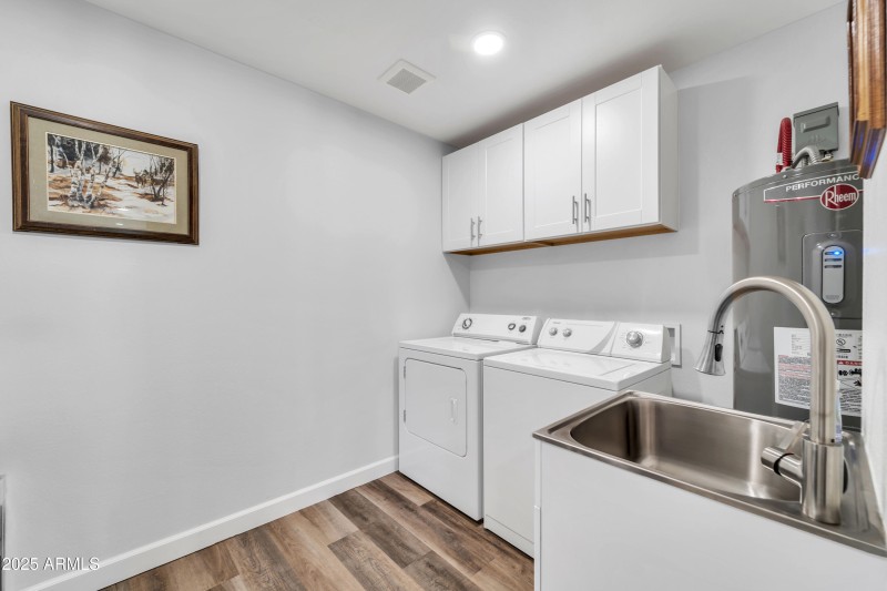 Large Inside Laundry with Sink