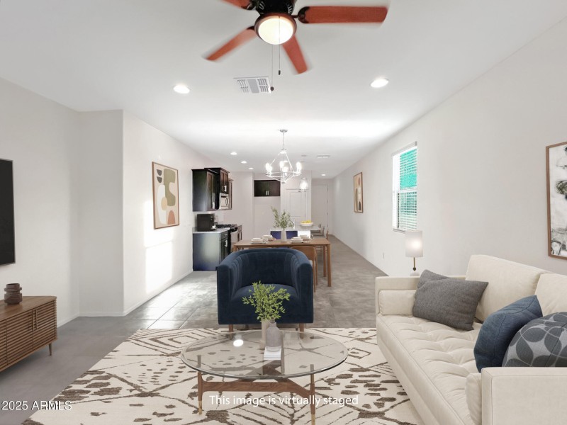 living 5 door closed virtually staged