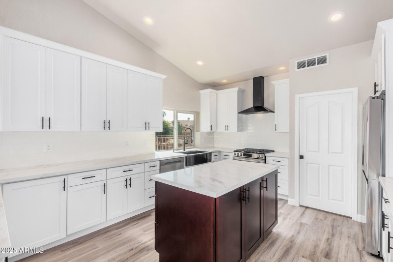 Island and Quartz Counters