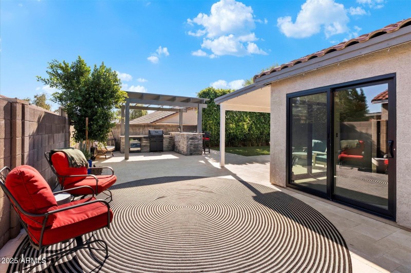 Side Yard for Entertaining