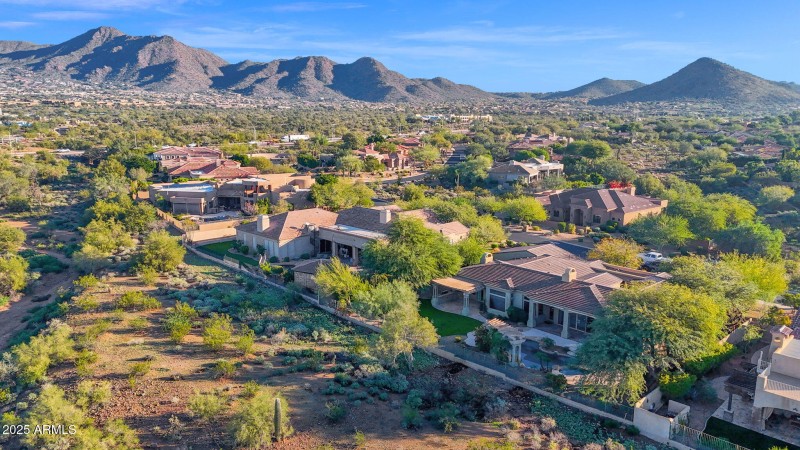 Aerial View of Home and Views