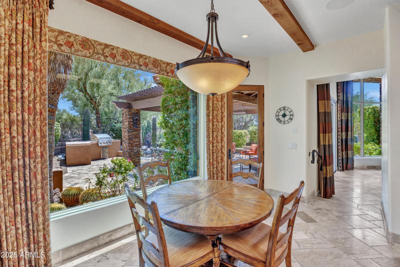 Breakfast room views