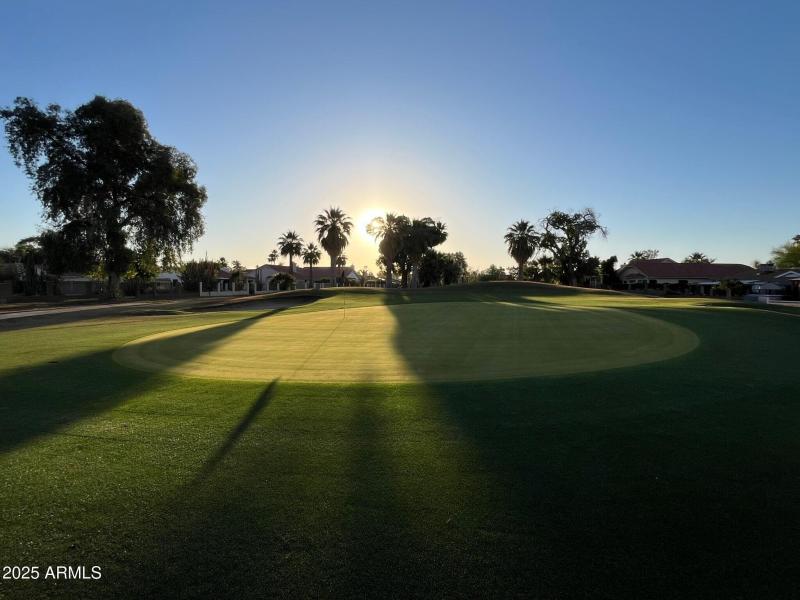 Golf-Golden Hills-sunset