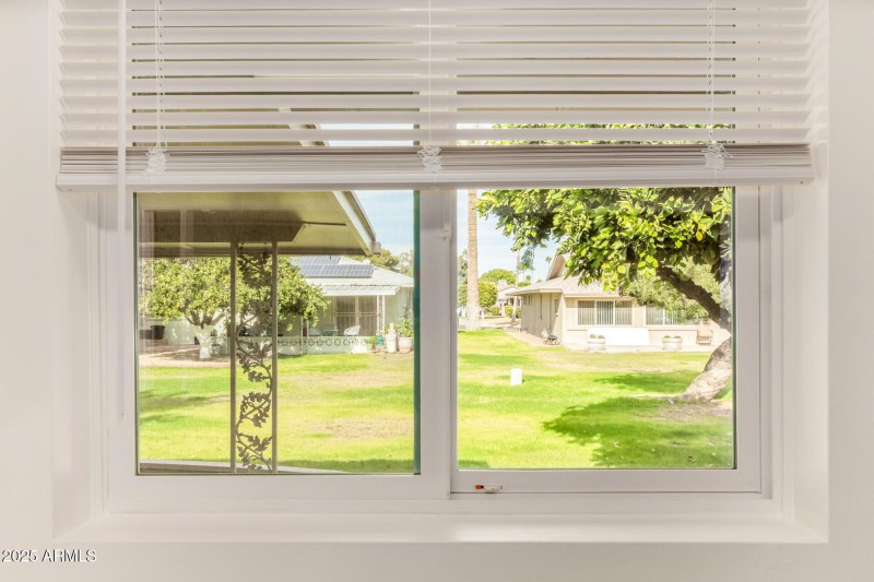 View from kitchen window