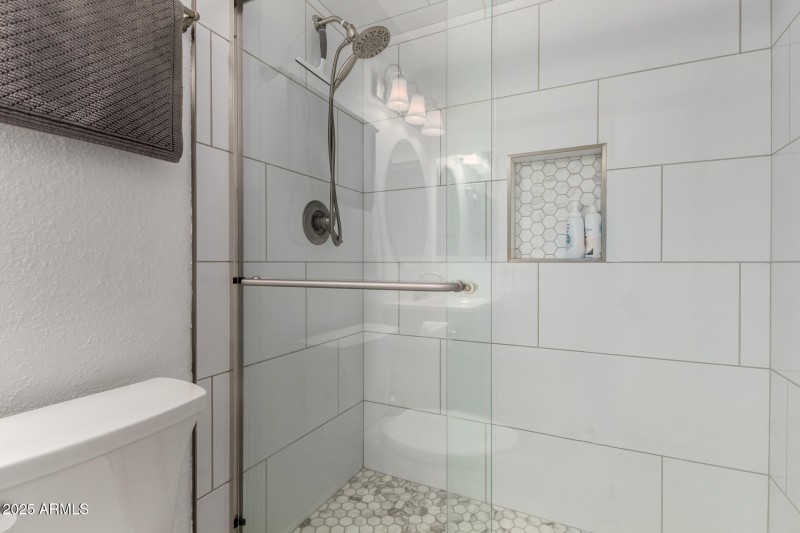 remodeled shower
