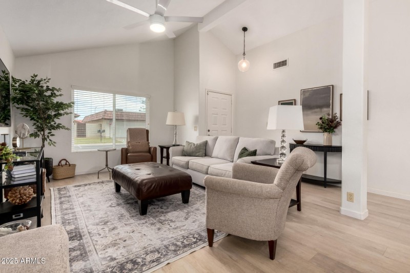 living room full of natural light