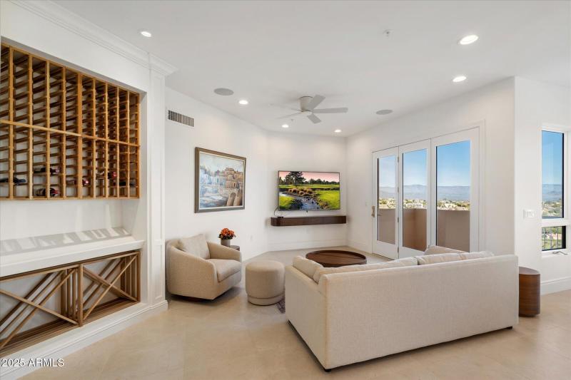 Family Room - Wine Wall