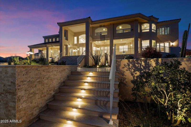 Illuminated Grand Staircase & Gardens