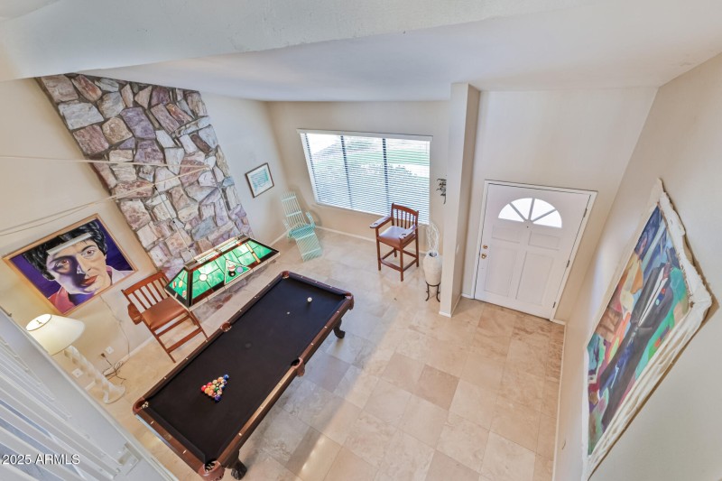 Downstairs view from loft