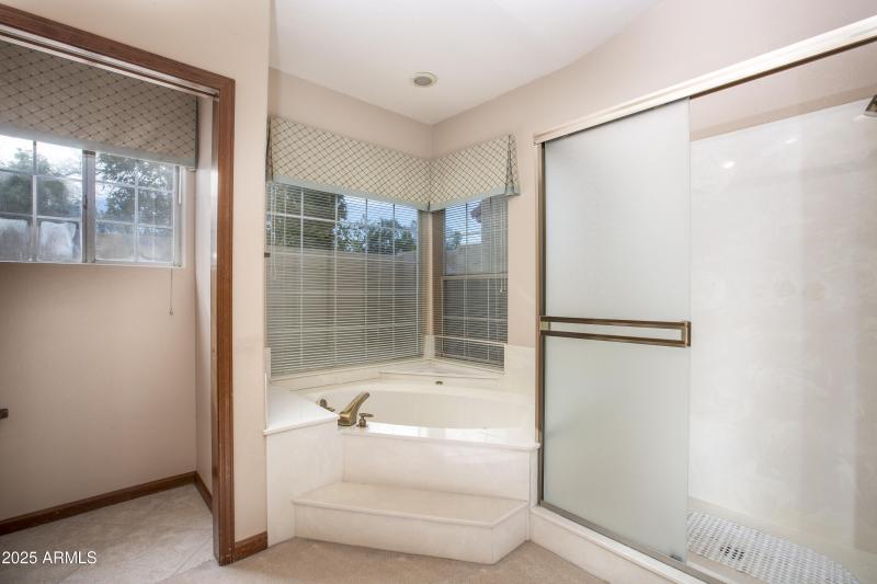 Separate Tub and Shower