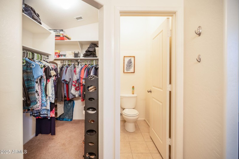 primary bedroom & ensuite