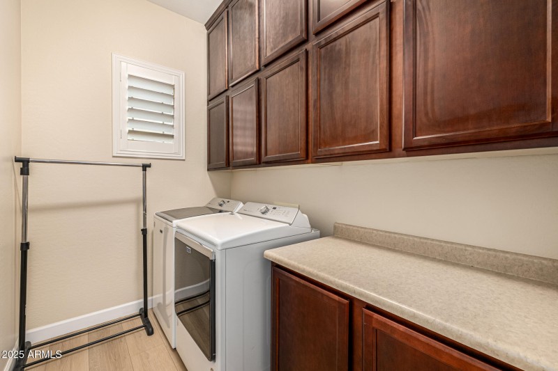 Laundry Room with Additional Cabinetry