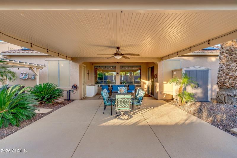 LARGE EXTENDED PATIO