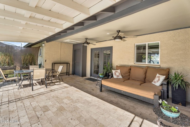 Large Covered Back Patio