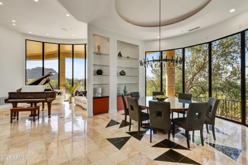 Floor to ceiling glass