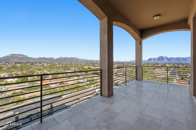 Covered Balcony w/ Sweeping Views