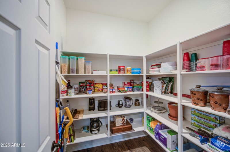 Large walk in pantry!