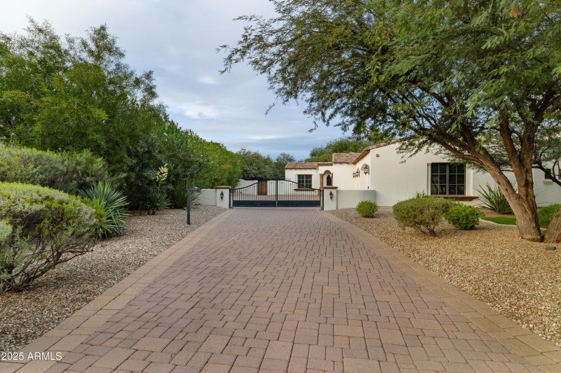 Gated Garage Entry