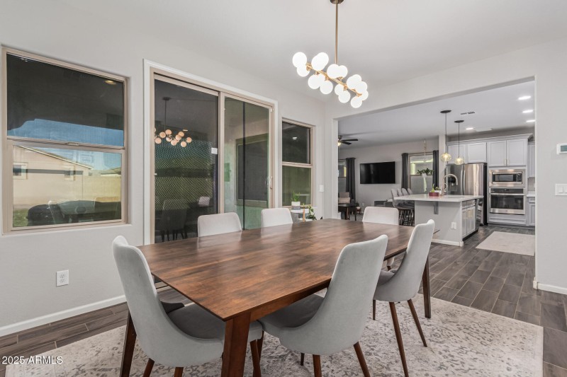 DINING ROOM OPEN TO KITCHEN
