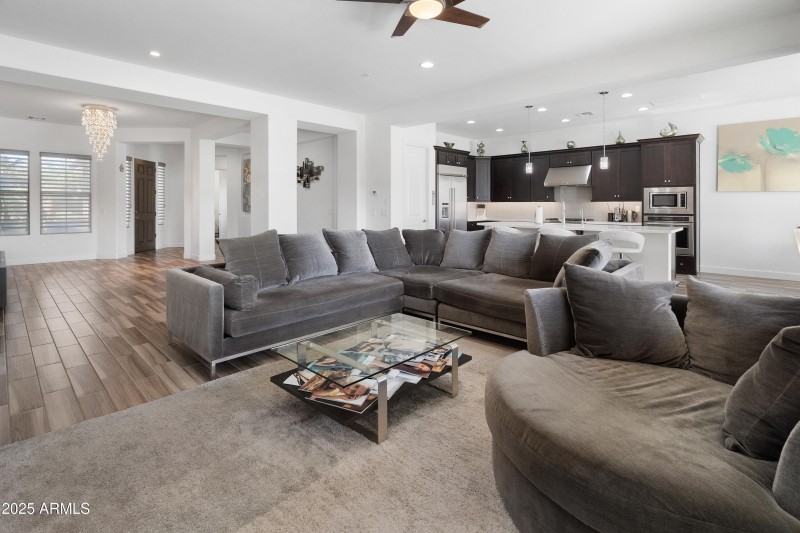 open concept kitchen